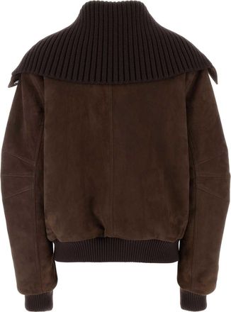 The Attico Darkbrown Giubbini Jacket