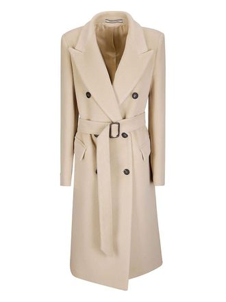 Tagliatore Womens Wool Double-Breasted Coat