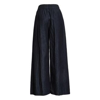 Dondup Wide Trousers, female, Blue, Size: W27 Wide Trousers