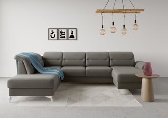 Sit&more Wohnlandschaft &raquo;Sinatra U-Form&laquo; optional mit Kopfteilverstellung und Armteilfunktion etc