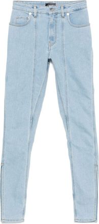 MUGLER seam-detail jeans - Blue