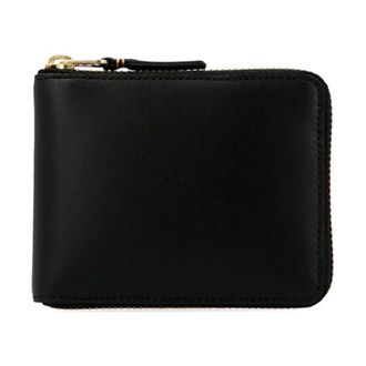 Comme Des Gar&ccedil;ons Leren Portemonnee met Rits - Dames - Accessoires - Zwart - Maat: ONE Size Leer