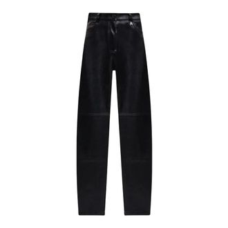 Twinset Pantaloni in finta pelle - - Trousers - Donna - Nero - XS