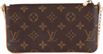 Louis Vuitton Pre-owned Mini Bags, female, Brown, Size: ONE SIZE Pre-owned Canvas Mini Bag