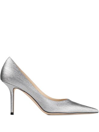 Jimmy Choo London 85mm Love pumps - Silver