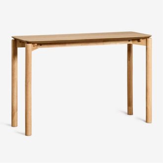 Sklum Consolle ingresso rettangolare 120x40 cm in MDF con impiallacciatura in rovere Munden SKLUM