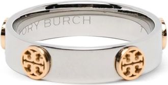 Tory Burch Accessoires, Dames, Grijs, 45 MM, Icon Ring