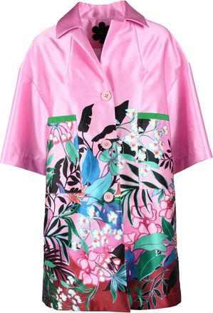 MOUCHE Satin Coat - Pink