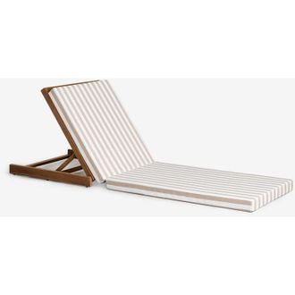 Sklum Sklum - Tumbona Reclinable En Madera De Acacia Idaira