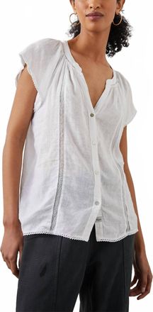Rails Alena Top In White Lace Detail