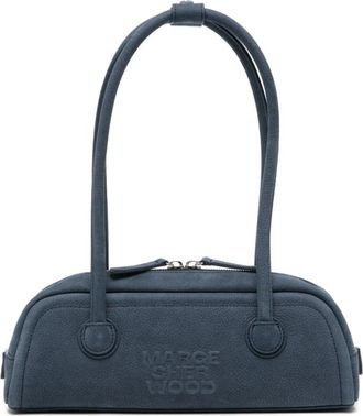 Marge Sherwood Soft Boston - Dames - Schoudertassen - Blauw - ONE Size - Leer - Tassen