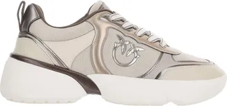 Pinko Multicolor Alba Leather-Blend Sneakers
