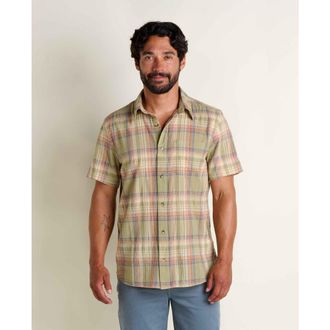 Toad & Co Mens Fletcher Short Sleeve Shirt in Elderflower Pattern at Nordstrom, Size X-Large