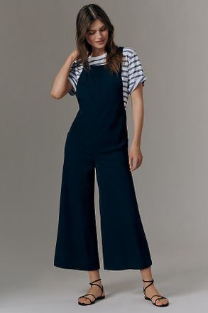 Maeve Tailored Pinafore Wide Leg Jumpsuit