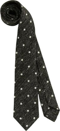 Kiton Accessoires, Heren, Zwart, ONE Size, Wol, 8 CM Linear Stropdas