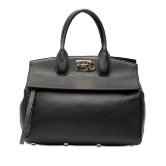 Ferragamo Leather Handbag Pouch (Pre-Owned)