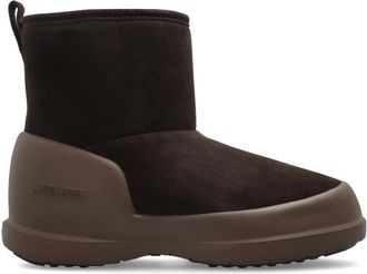 Moon Boot Mezzaluna Mid sneeuwlaarzen - Dames - Winterlaarzen - Bruin - 41 EU - Leer - Schoenen
