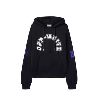 Off-white Black Cotton Mens Sweatshirt