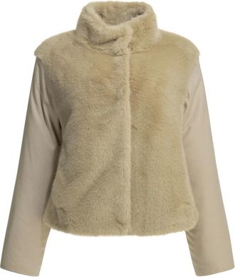 Herno Chaqueta Resort - Jackets - Mujer - Beige - S