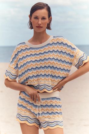 L*Space Sun Chaser Crochet Crop Top