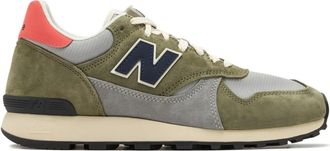 New Balance 475 suede mesh sneakers - men - Pig Suede/Rubber/Mesh - 8.5 - 320 DARK OLIVINE (320)