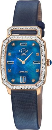 Gevril Group Pavia Diamond Mother of Pearl Dial Ladies Watch 13407S
