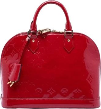 Louis Vuitton Pre-owned Handbags, female, Red, Size: ONE SIZE Pre-owned Alma