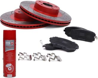OEM Kit De Discos Y Pastillas De Freno Delantero Sport-extreme Subaru Impreza, Legacy V, Outback 1.5/1.6/2.5