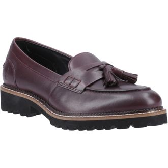 Hush Puppies Ginny Leather Dames Plummer Wijdte Loafers