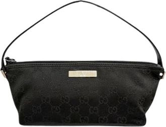 Gucci Pre-owned Mini Shoulder Bag - Dames - Vintage Mini Tas - Zwart - ONE Size - Leer - Vintage