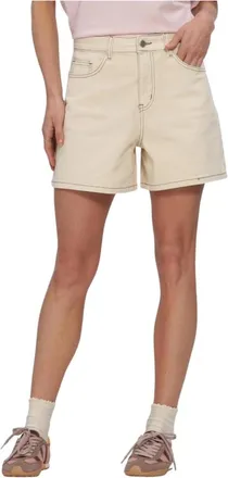 Object Object, Dames, Korte broeken, Beige, Maat: XS Denim