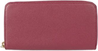 Bulgari Tweedehands leren portemonnees - Dames - Vintage Accessoires - Roze - ONE Size - Leer - Vintage