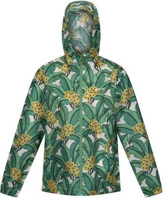 Regatta Orla Kiely Tropical Floral Packaway Waterproof Jacket in Green at Nordstrom, Size 10