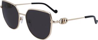 Liu Jo LJ154S 716 Womens Sunglasses Gold Size 57