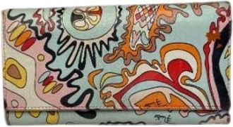 Emilio Pucci Pre-owned Wallets, female, Multicolor, Size: ONE SIZE Pre-owned Leather Wallet
