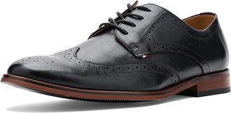 Tommy Hilfiger Buford Mens Dress Flat Shoes Black : 11.5 D - Medium, Faux Leather