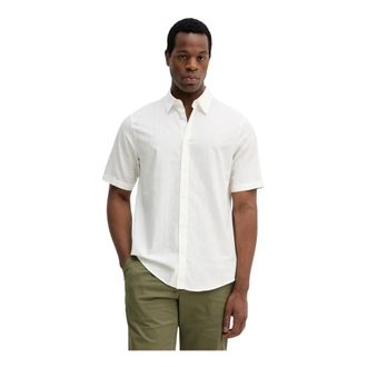 A|X Armani Exchange Short Sleeve Shirts - Heren - Korte mouwen Overhemden - Wit - S - Overhemden