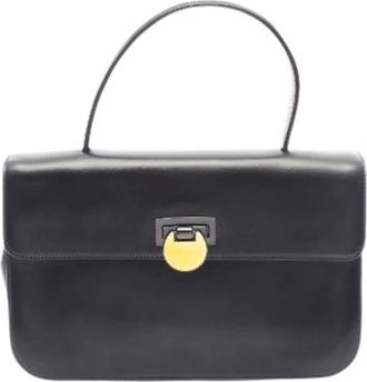Givenchy Pre-owned Handbags, female, Black, Size: ONE SIZE Pre-owned Leather Handbag