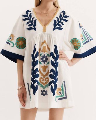 Tyler B&ouml;e Naomi Mini Dress In Egret