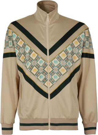 Dr&ocirc;le de Monsieur Shell Jacket - Heren - Vesten met rits - Beige - S - Katoen - Hoodies & sweatvesten