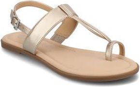 Journee Collection Gerra Toe Loop Sandal in Champagne at Nordstrom Rack, Size 6.5
