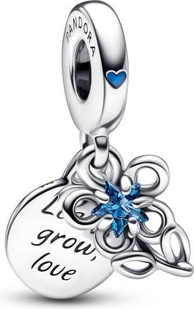 Pandora Blooming Flower Double Dangle Charm