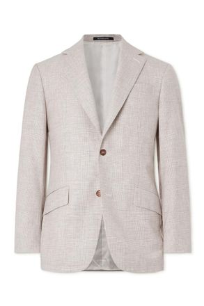 Richard James Chapman Checked Virgin Wool Suit Jacket