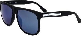 Guess Blue Mirror Square Mens Sunglasses GF5072 02X 60