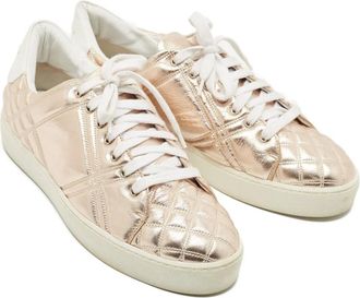 Burberry Sneakers in pelle trapuntata - Oro