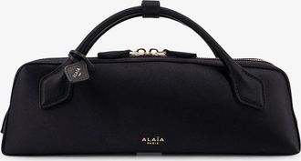 Alaia Borsa a mano Le Teckel in satin con logo frontale - ALAIA - gender_Woman