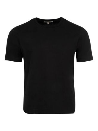 Merz b. Schwanen Katoenen T-shirt met ronde hals - Zwart