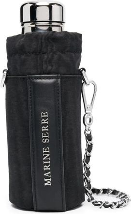 Marine Serre Thermoire Fles en Denim Houder - Dames - Accessoires - Zwart - ONE Size - Denim - Accessoires