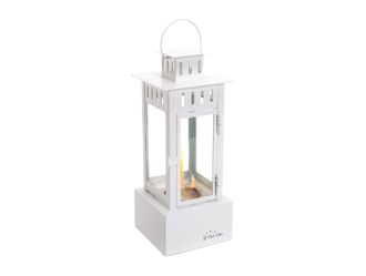 Purline Farolillo De Etanol En Acero Inoxidable Blanco