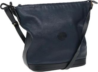 Gucci Pre-owned Shoulder Bags, female, Blue, Size: ONE SIZE Pre-owned Vintage Shoulder Bag